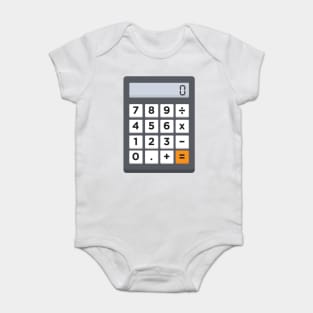 Funny Halloween Costume: Calculator (Large) Baby Bodysuit